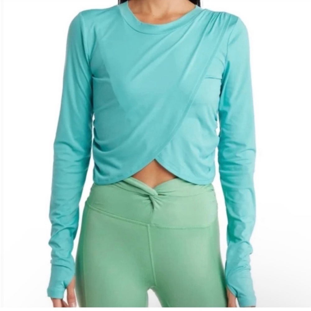 Free People Movement With a Twist Top in Teal